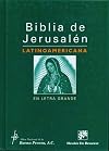 Biblia de Jerusalen Latinoamericana en Letra Grande (Spanish Edition)