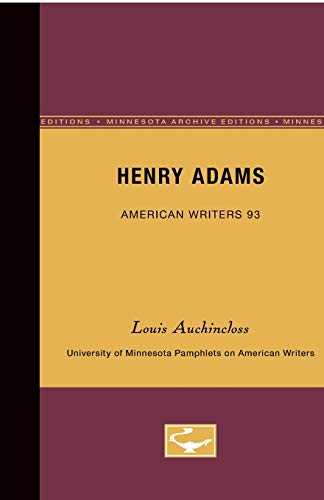 Henry Adams book cover