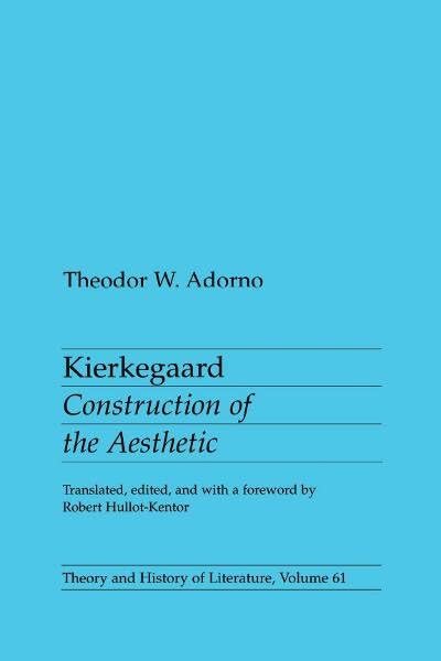 Kierkegaard (By: Theodor W. Adorno) cover