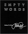 Empty Words: Writings '73-'78