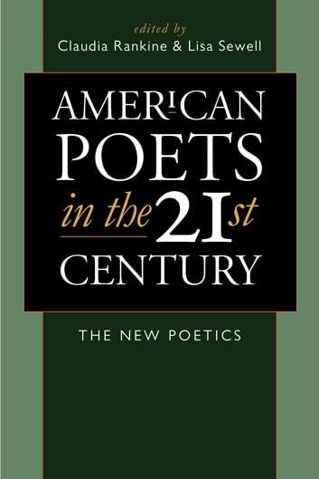 American Poets in the 21st Century: The New Poetics book cover
