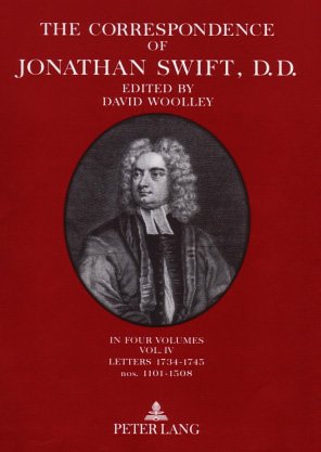 The Correspondence of Jonathan Swift, D.D. cover