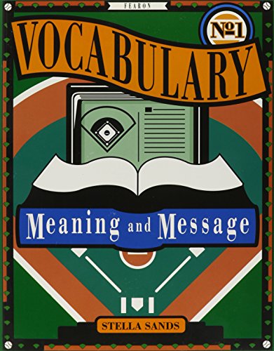 Cover of Vocabulary, Meaning and Message