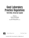 Good Laboratory Practice Regulations, Third Edition, (Drugs and the Pharmaceutical Sciences)
