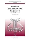 Sicilienne und Rigaudon in the style of Francoeur for Violin & Piano