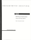 Military compensation trends and policy options