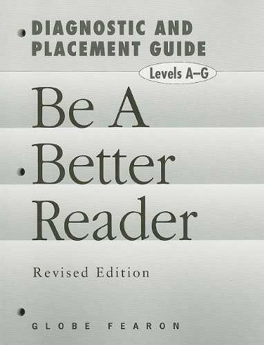 Cover of Be a Better Reader, Diagnostic and Placement Guide