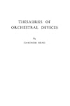 Thesaurus of Orchestral Devices.