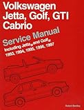 Volkswagen Jetta Golf Gti Cabrio Service Manual Including Jetta And Golf 1993 1994 1995 1996 1997
