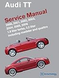 Audi Tt Service Manual 2000 2001 2002 2003 2004 2005 2006 18 Liter Turbo 32 Liter Including Roadster And Quattro