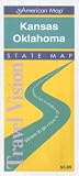 Kansasoklahoma Road Map Travelvision State Maps