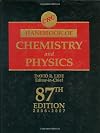 CRC Handbook of Chemistry and Physics (71st to 90th editions)