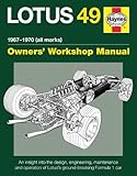 Haynes Lotus 49 19671970 All Marks Owners Workshop Manual An Insight Into The Design Engineering Maintenance And Operation Of The Groundbreaking Lotus Formula 1 Car