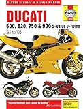 Ducati 600 620 750 900 2valve Vtwins 91 To 05 Haynes Service Repair Manual