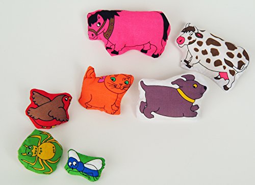 Cover of There Was an Old Lady...7 Bean-Filled Animals