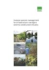 Invasive species management for infrastructure managers and the construction industry