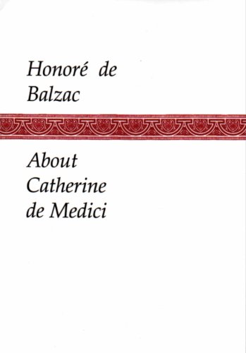 About Catherine de Medici book cover