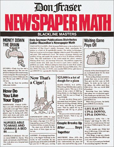 Cover of Newspaper math
