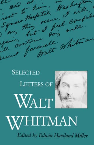 Selected Letters of Walt Whitman book cover