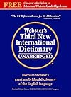 Webster's Third New International Dictionary