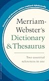 Merriamwebsters Dictionary And Thesaurus New Edition Massmarket Paperback 2020 Copyright