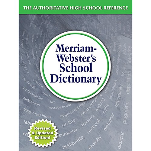 Cover of Merriam-Webster's school dictionary