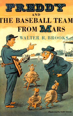 Cover of Freddy and the baseball team from Mars