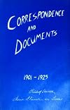 Correspondence and Documents 1901-1925