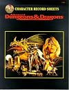 Character Record Sheets