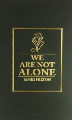 We Are Not Alone book cover