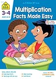 School Zone Multiplication Facts Made Easy Workbook 32 Pages Ages 8 To 10 3rd Grade 4th Grade Multiplication Tables Factors Common Core And More School Zone I Know It Workbook Series