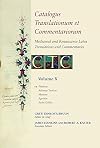 Catalogus translationum et commentariorum : Mediaeval and Renaissance Latin translations and commentaries : annotated li