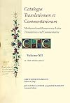 Catalogus Translationum et Commentariorum (Medieval and Renaissance Latin Translations and Commentaries) Vol. XII (Ovid, Metamorphoses)