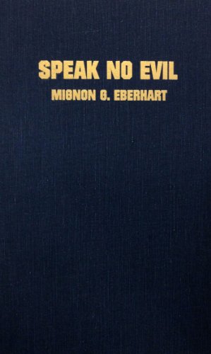 Speak No Evil book cover