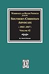 Marriage and death notices from the Southern Christian advocate