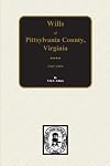 Pittsylvania County, Virginia Wills 1767-1820