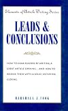Leads & Conclusions (Elements of Article Writing)