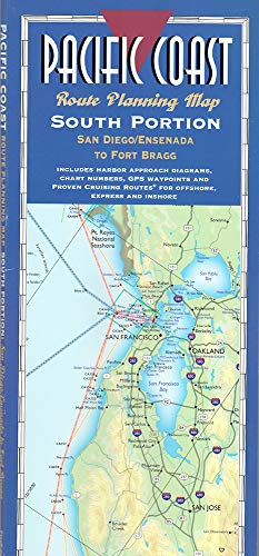 Cover of Pacific Coast Route Planning Map, South Portion