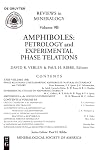 Amphiboles: Petrology and Experimental Phase Relations (Reviews in Mineralogy)