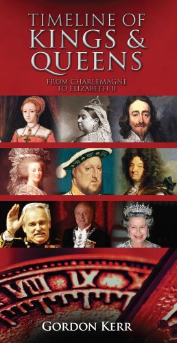 Timeline of Kings & Queens : From Charlemagne to Elizabeth II book cover