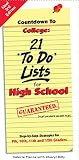 Countdown To College 21 To Do Lists For High School