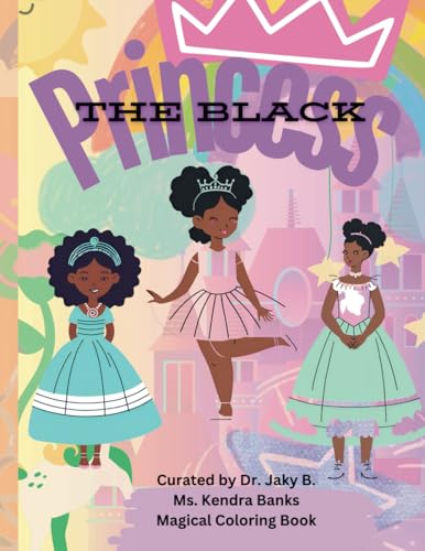 Cover of Black Princess Magical Coloring Book