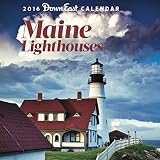 2016 Maine Lighthouses Down East Wall Calendar