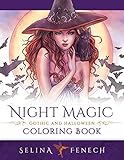 Night Magic Gothic And Halloween Coloring Book Fantasy Coloring By Selina