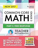 Argo Brothers Math Workbook Grade 3 2017 Edition Common Core Free Response 3rd Grade