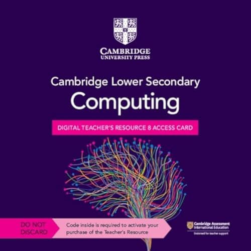 Cover of Cambridge Lower Secondary Computing Digital Teacher's Resource 8 Access Card