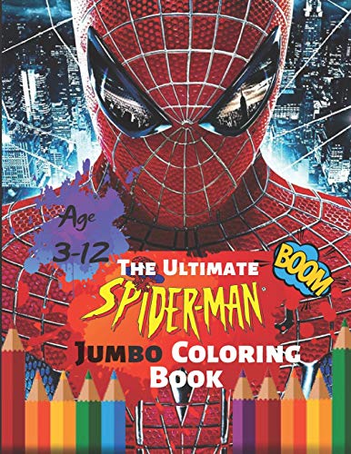 Ultimate Spider-Man Jumbo Coloring Book Age 3-12 Boom — Nova · 2019