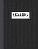 Hexagonal Graph Notebook Composition Hexagons Organic Chemistry Biochemistry With Math Ruled Periodic Table For Gray Lined Rule Science Paper Series 02 Hexes Per Inch