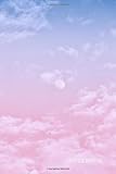 Notebook Pastel Pink Notebook Sky 110 Blank Numbered Pages