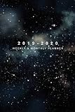 20192020 Weekly And Monthly Planner Galaxy Cover 12 Month Agenda Calendars With Holidays Daily Weekly Monthly Planner July 2019june 2020 Book Password Log Yearly Calendar